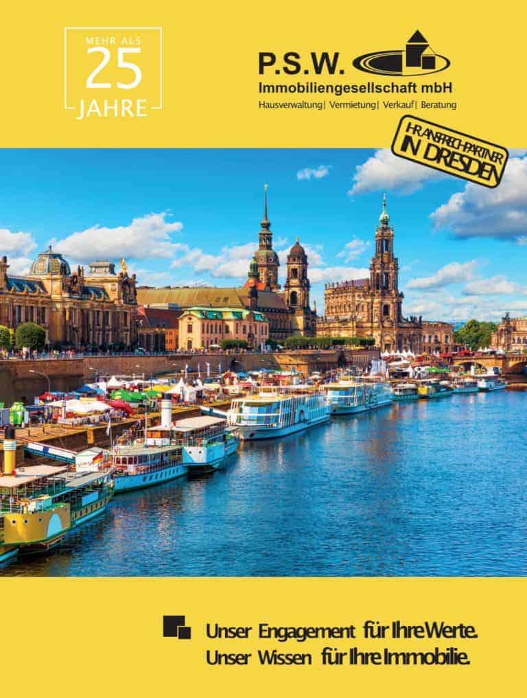 P.S.W. Immobiliengesellschaft mbH Dresden Flyer